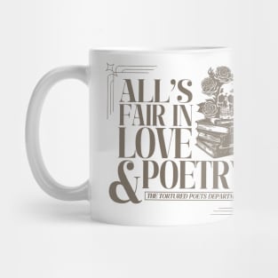 All's Fair In Love And Poetry The Tortured Poets Department Mug